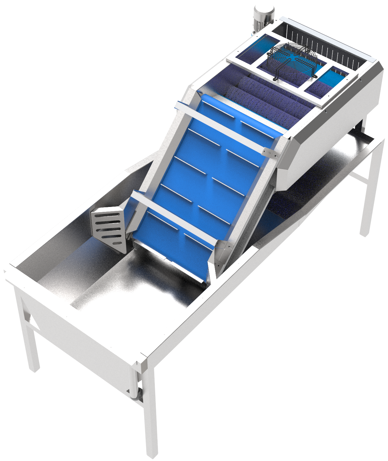 Water Tank with Elevator, Belts & Sponges