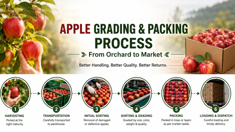 From Orchard to Market: Complete Apple Grading & Packing Process Explained